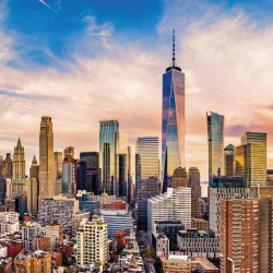 Poznámkový kalendář New York 2024, 30 x 30 cm