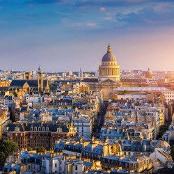 Poznámkový kalendář Paříž 2024, 30 x 30 cm