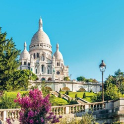 Poznámkový kalendář Paříž 2024, 30 x 30 cm