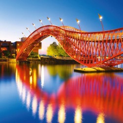 Poznámkový kalendář Mosty 2024, 30 x 30 cm