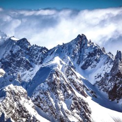 Poznámkový kalendář Alpy 2024, 30 x 30 cm