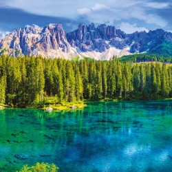 Poznámkový kalendář Alpy 2024, 30 x 30 cm