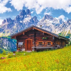 Poznámkový kalendář Alpy 2024, 30 x 30 cm