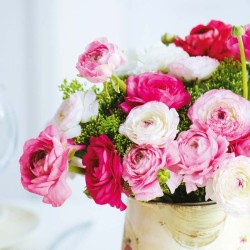 Poznámkový kalendář Květiny 2024, 30 x 30 cm