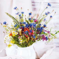 Poznámkový kalendář Květiny 2024, 30 x 30 cm