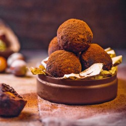 Poznámkový kalendář Čokoláda 2024, voňavý, 30 x 30 cm