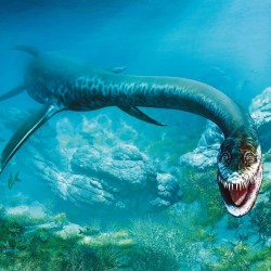 Poznámkový kalendář Dinosauři 2024, 30 x 30 cm