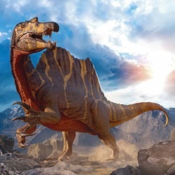 Poznámkový kalendář Dinosauři 2024, 30 x 30 cm