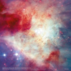 Poznámkový kalendář NASA 2024, 30 x 30 cm