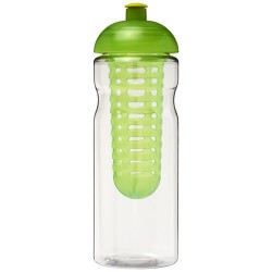 Sportovní láhev s infuzérema kupolovitým víčkem H2O Base 650 ml