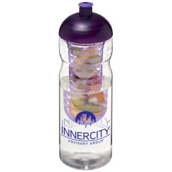 Sportovní láhev s infuzérema kupolovitým víčkem H2O Base 650 ml