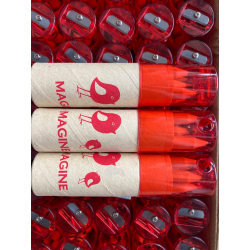 MAGINE 6 pastelky krátké s ořezávátkem