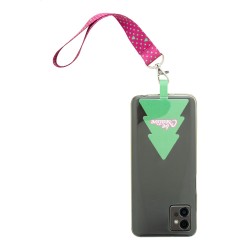 SuboFob Mobile Xmas lanyard na ruku s držákem mobilního telefonu RPET na zakázku