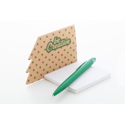 CreaStick Xmas Eco lepicí poznámkový blok na zakázku, vánoční stromeček