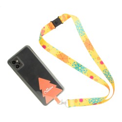 Subyard Mobile Xmas Safe lanyard s držákem mobilního telefonu RPET na zakázku