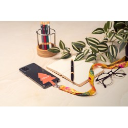 Subyard Mobile Xmas Safe lanyard s držákem mobilního telefonu RPET na zakázku