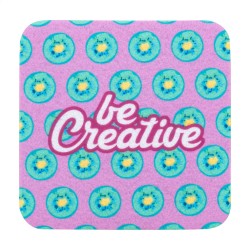 CreaFelt Drink Plus RPET plstěný podtácek, kruh