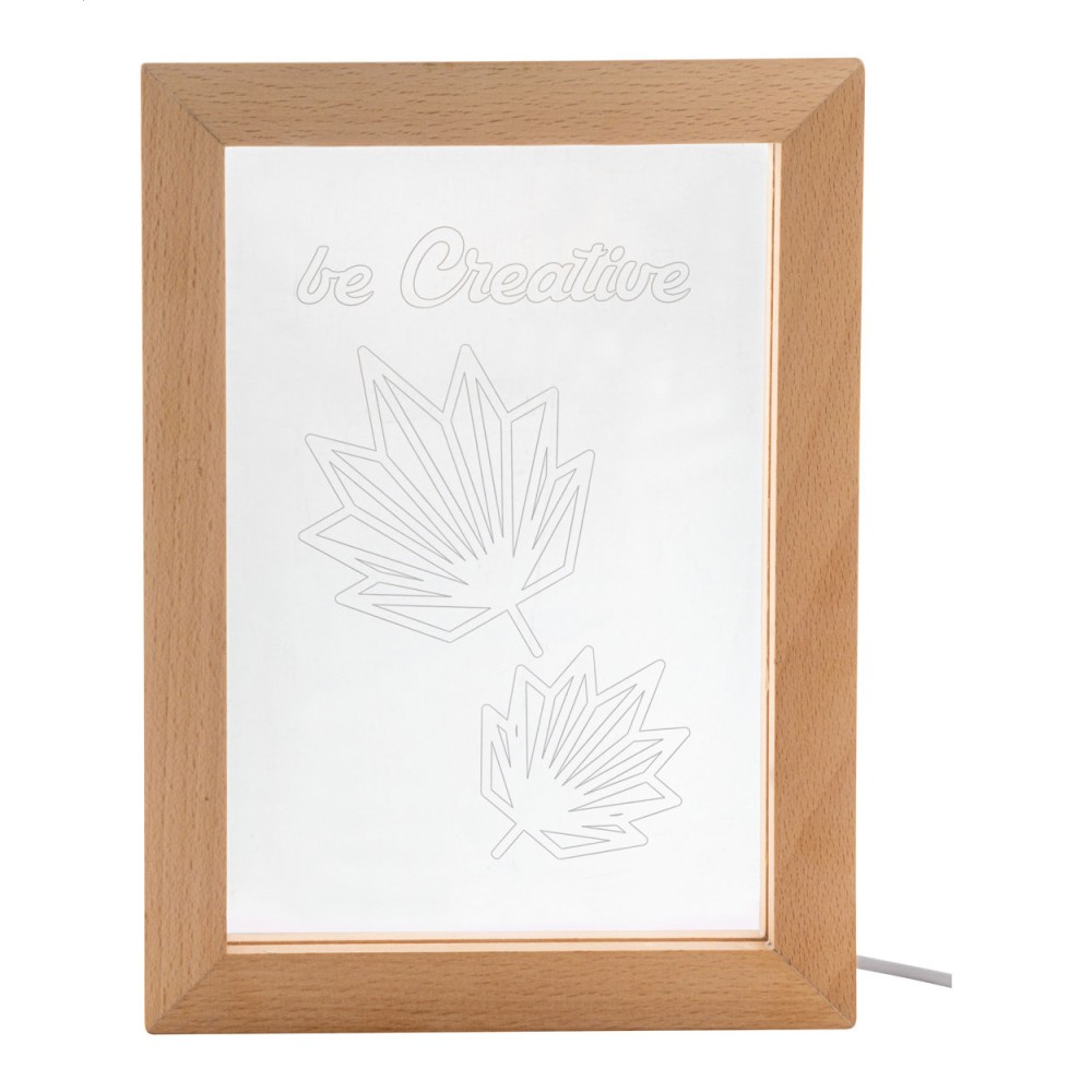 Woodiframe LED světelná trofej