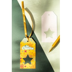 PrinTag Plus vlastní dárková visačka, hvězda