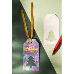 PrinTag Plus vlastní dárková visačka, hvězda