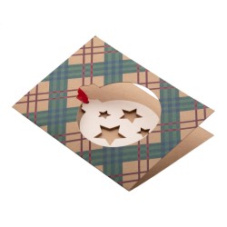 TreeCard Eco vánoční přání, hvězda