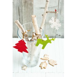 Vánoční figurka, sněhová vločka