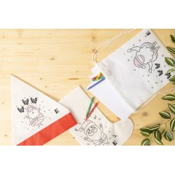 Julfar Bag B vánoční vak na stažení šňůrkou na vybarvení