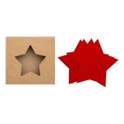 Vagnes vada vánočních podtácků z RPET