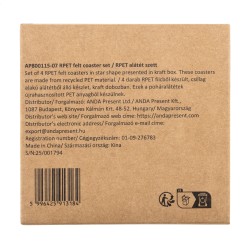 Vagnes vada vánočních podtácků z RPET