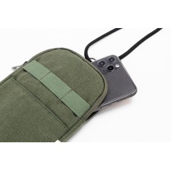 CanvaFon taška přes rameno z recyklovaného plátna na telefon