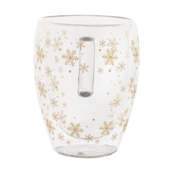 Snostro vánoční skleněný termohrnek