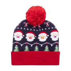 Norrsken Vánoční LED zimní čepice, sob