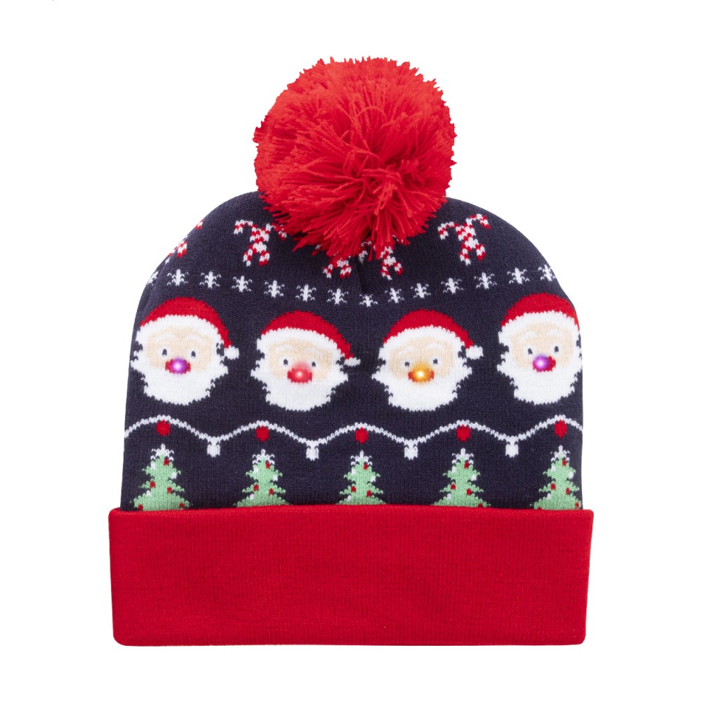 Norrsken Vánoční LED zimní čepice, sob