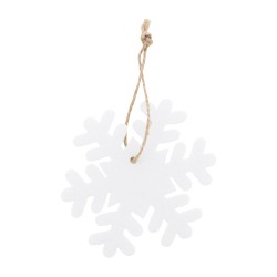 Joulox RPET ozdoba na vánoční stromek, sněhová vločka