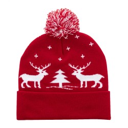 Skandimos vánoční zimní čepice