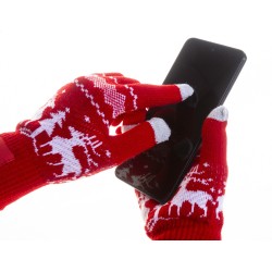 Skandihand vánoční rukavice na dotykovou obrazovku