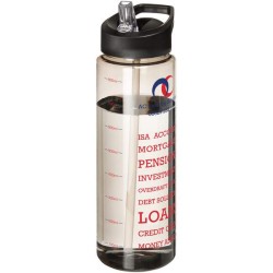 H2O Vibe 850 ml Sportovní lahev s víčkem s hubičkou