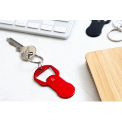 Biropi přívěšek na klíče s otvírákem na láhve