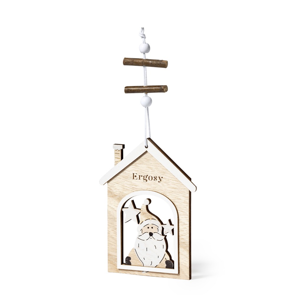 Roman Vánoční dřevěná dekorace