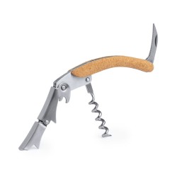 Glaber Nerezová vývrtka s korkem