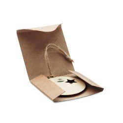 ROSEED Dřevěná ozdoba, koule