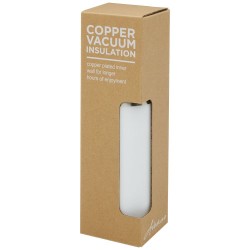 Nerezová termo láhev o objemu 540 ml s měděnou vakuovou izolací a bambusovým víčkem Hulan