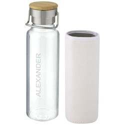 Skleněná láhev o objemu 660 ml s neoprenovým pouzdremThor