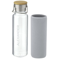 Skleněná láhev o objemu 660 ml s neoprenovým pouzdremThor