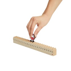 WALKING SANTA - Dřevěný kalendář