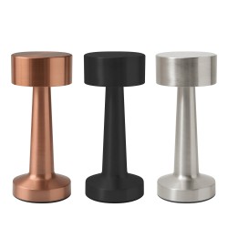 MUSHROOM - Stolní lampa z nerezové oceli