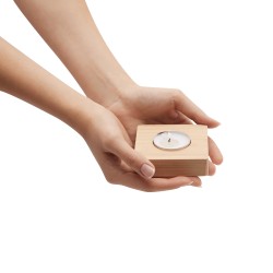 NATURAL GLOW - Držák na čajovou svíčku