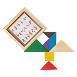 Tangram Dřevěné puzzle