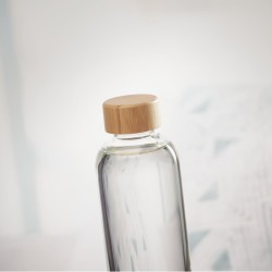 Frisian Skleněná láhev s bambus víčkem