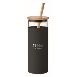 Strass Pohár s bambusovým víčkem